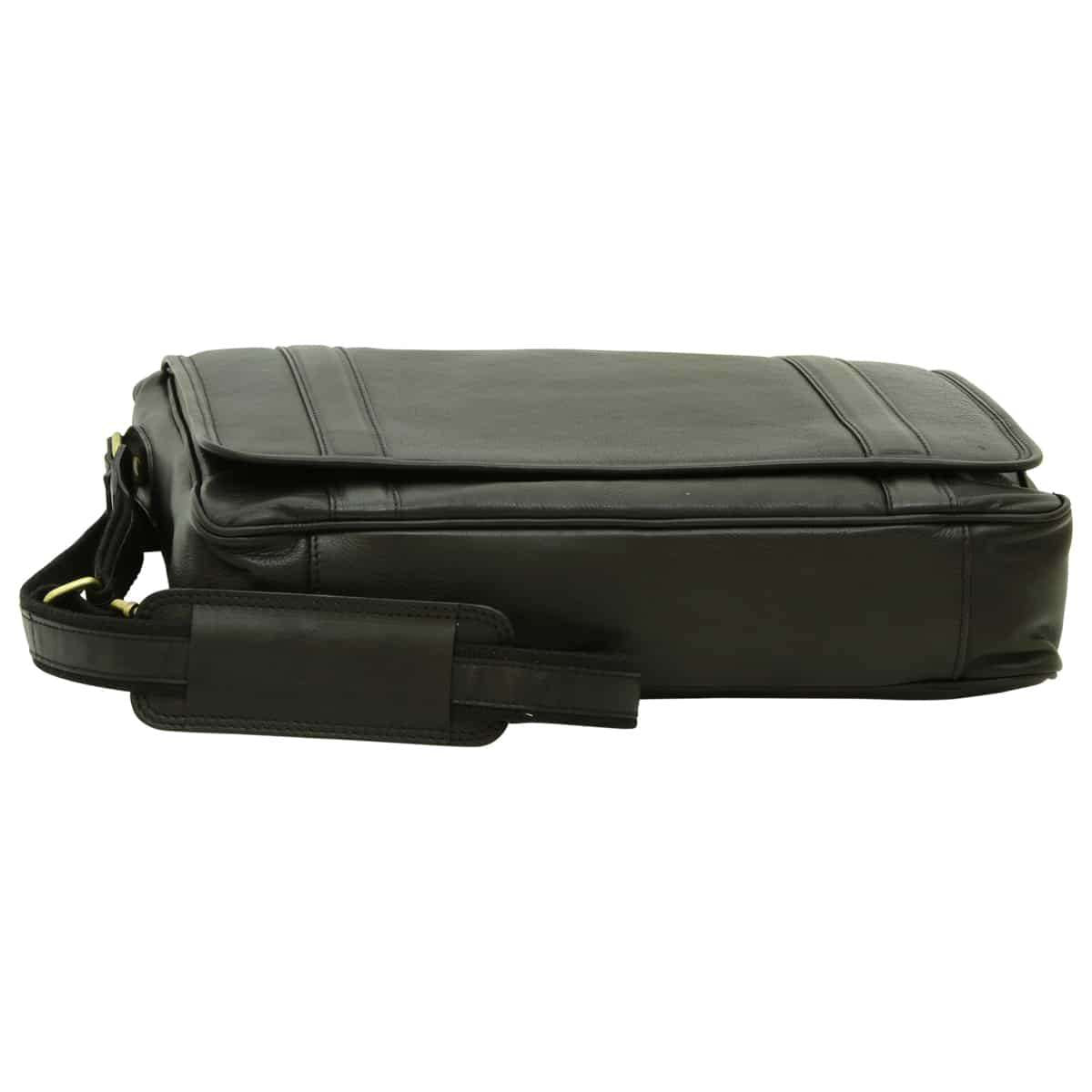 Soft Calfskin Leather Messenger Bag | Office & Business
