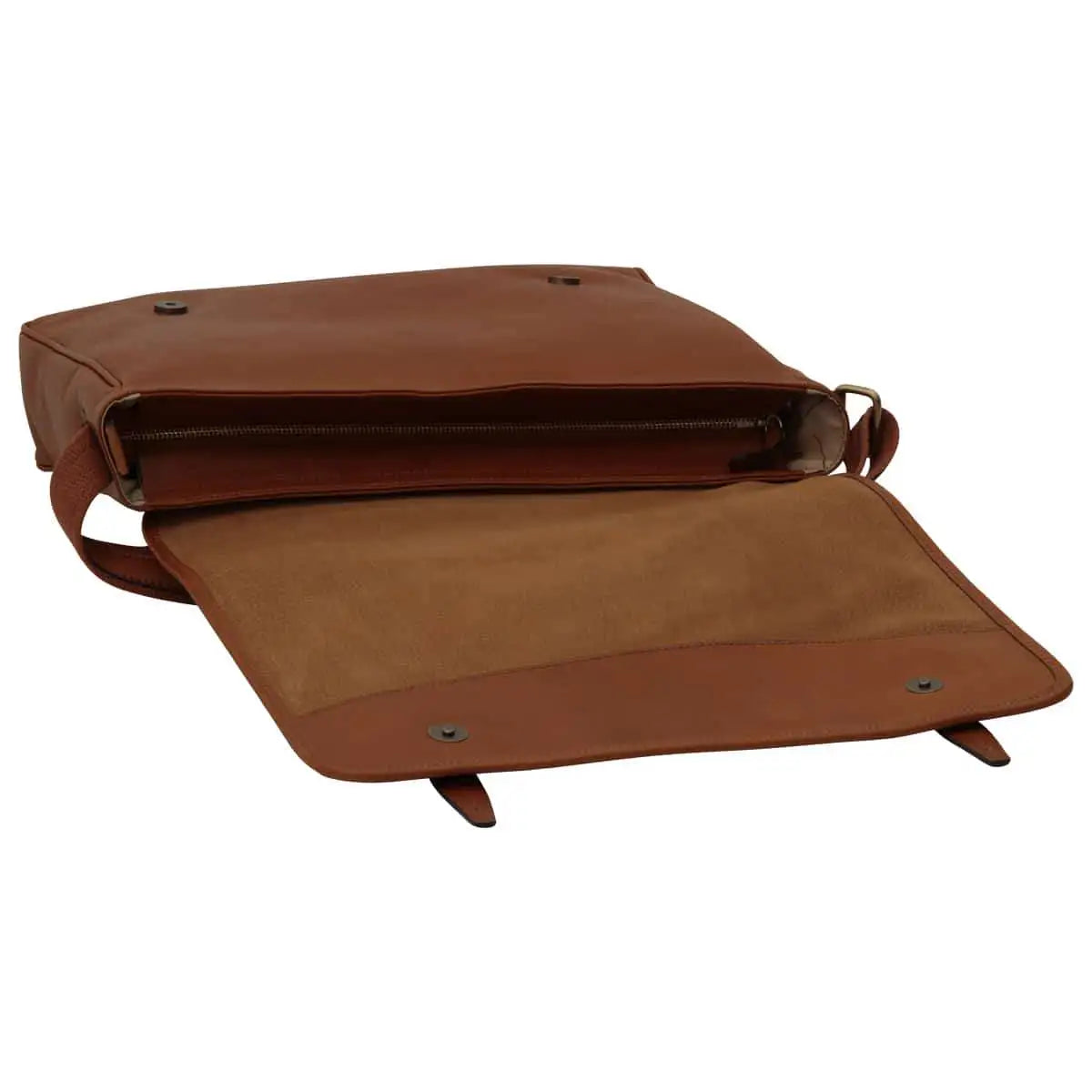 Large Leather Bag with Magnetic Closure | Work & Office