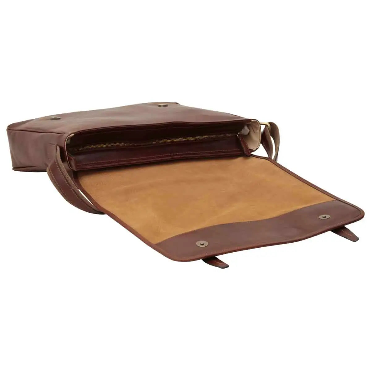Large Leather Bag with Magnetic Closure | Work & Office