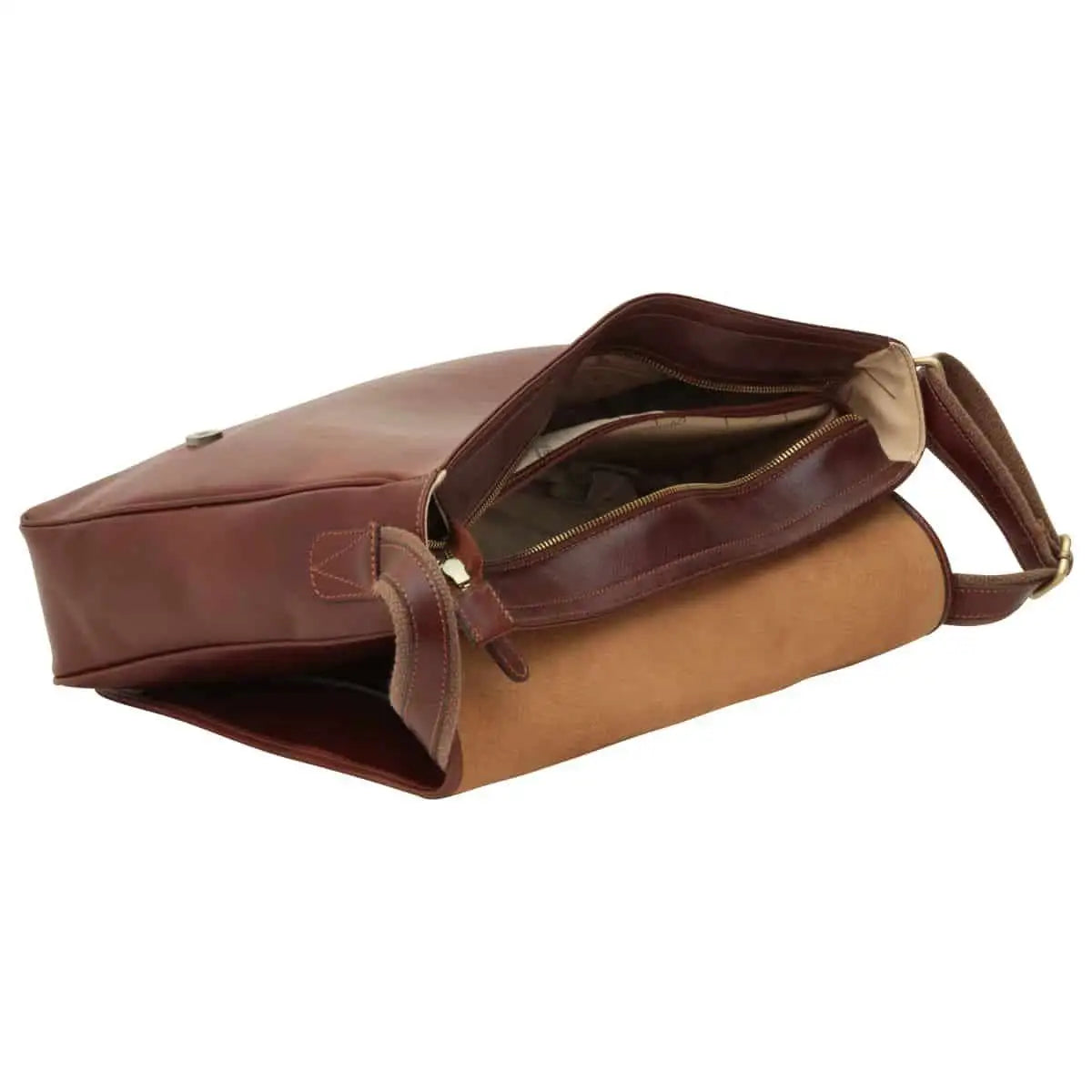 Large Leather Bag with Magnetic Closure | Work & Office