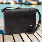 Large Leather Bag with Magnetic Closure | Work & Office