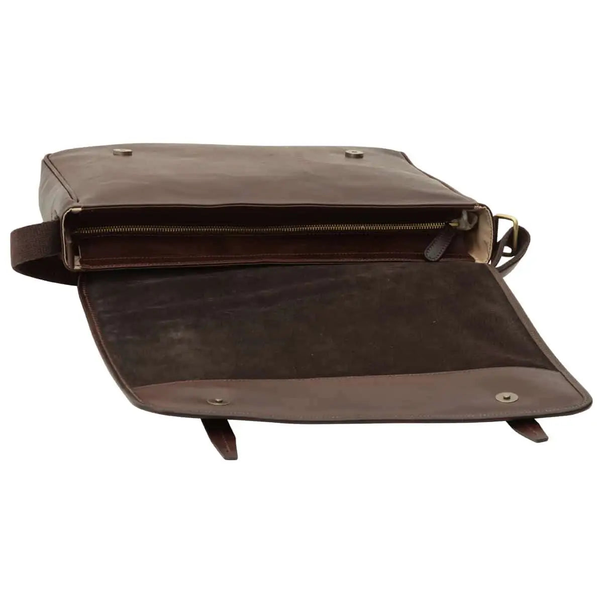 Large Leather Bag with Magnetic Closure | Work & Office