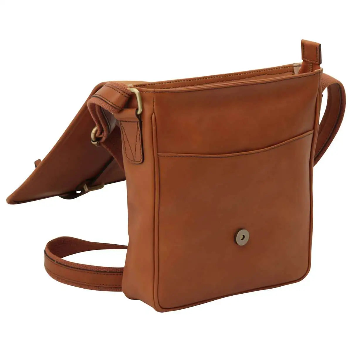Small Leather Bag with Magnetic Closure | Travel & Casual