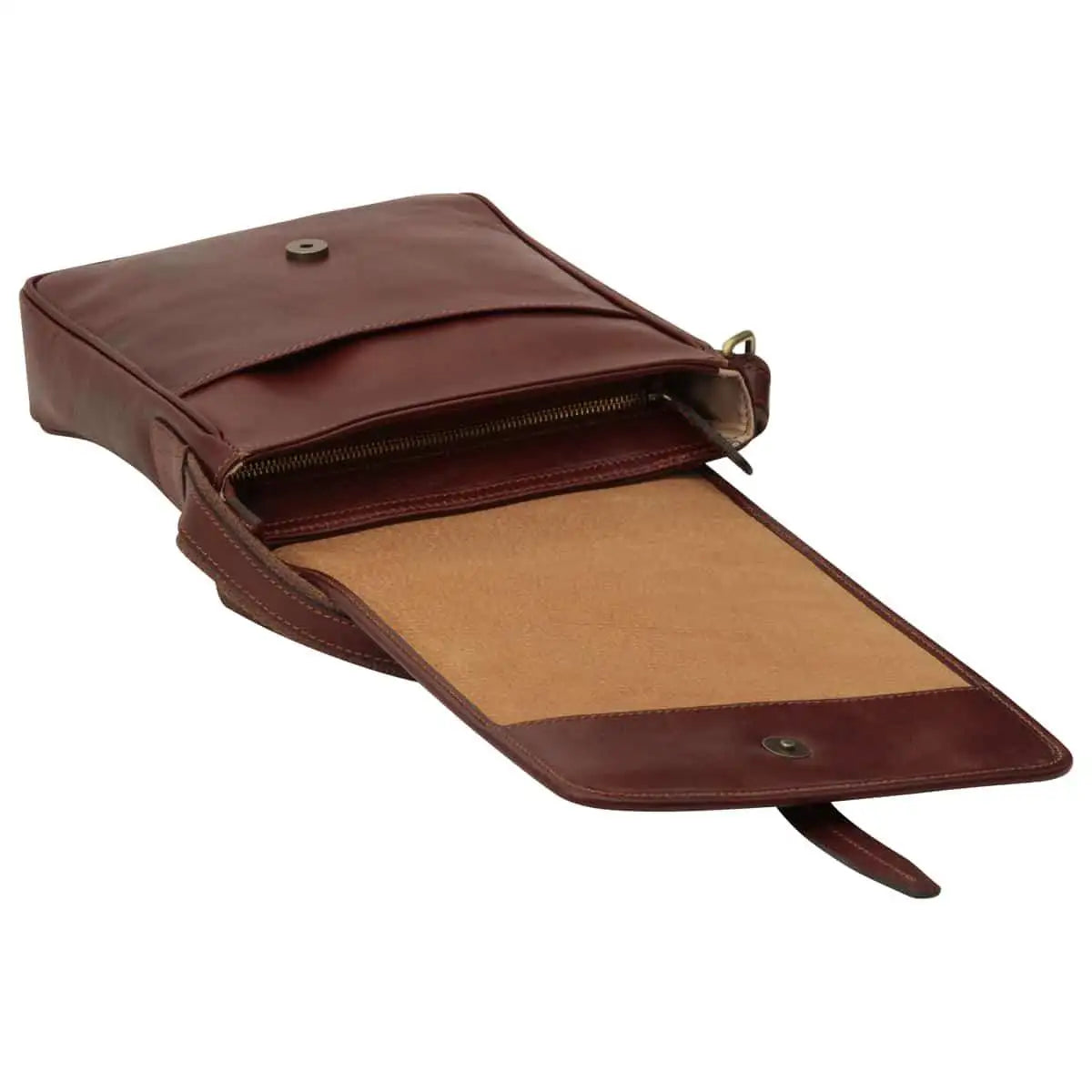 Small Leather Bag with Magnetic Closure | Travel & Casual