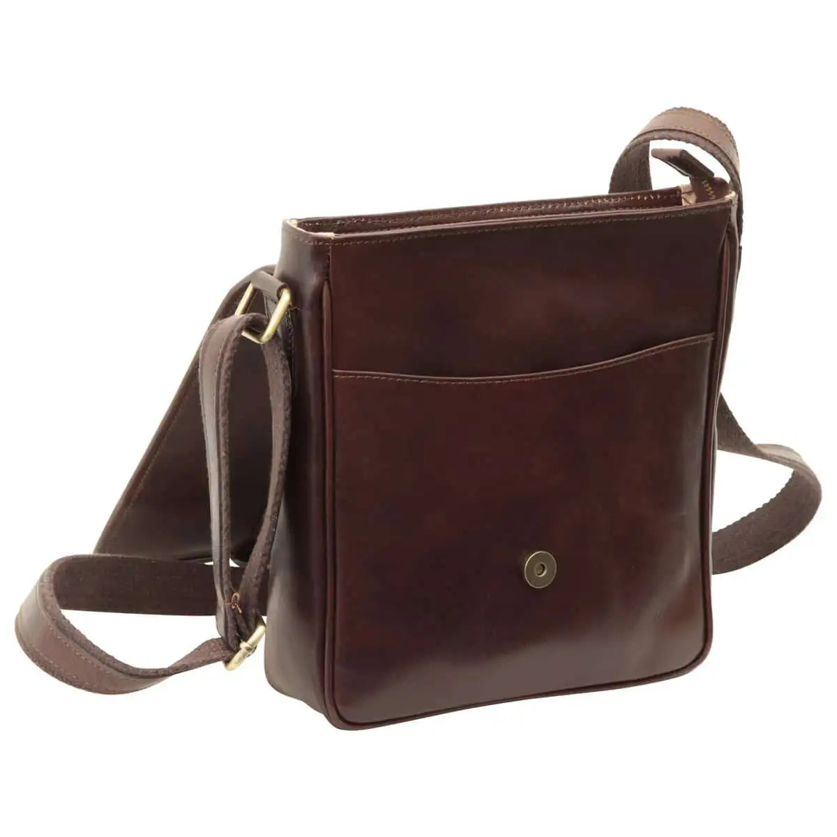 Small Leather Bag with Magnetic Closure | Travel & Casual