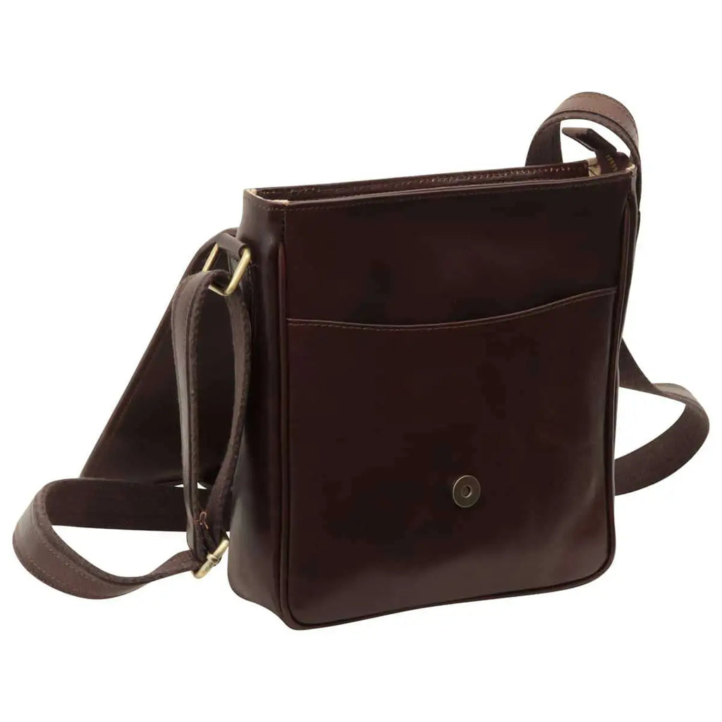 Small Leather Bag with Magnetic Closure | Travel & Casual