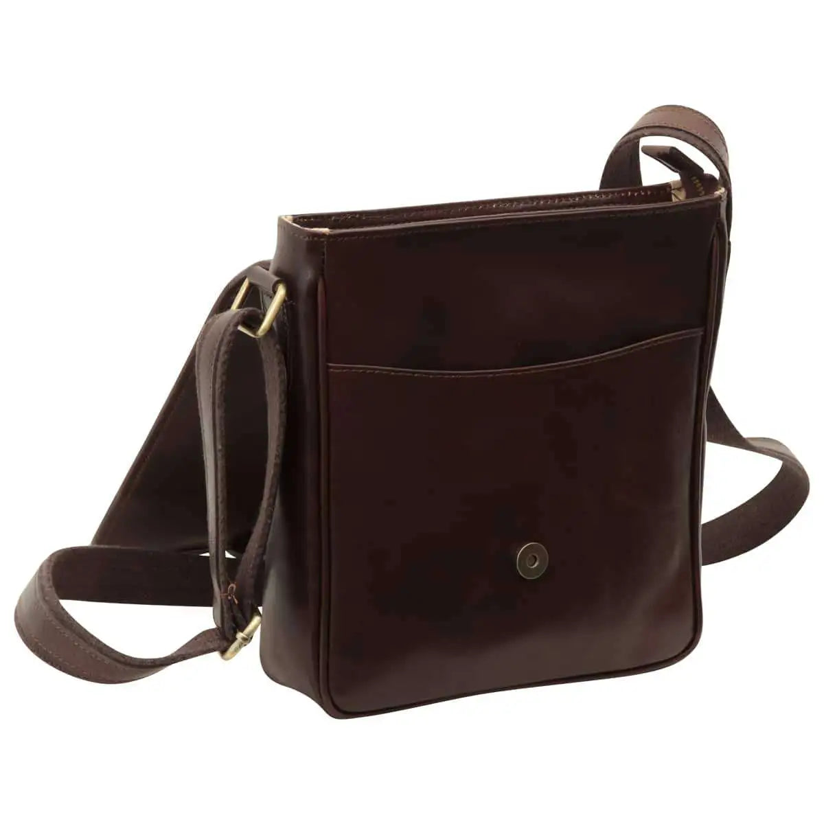 Small Leather Bag with Magnetic Closure | Travel & Casual