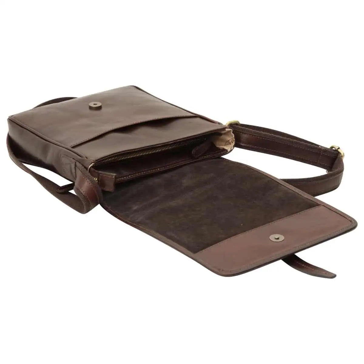 Small Leather Bag with Magnetic Closure | Travel & Casual