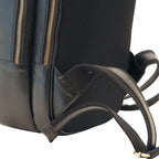 Leather Backpack with Exterior Zip Pockets | Travel & Work