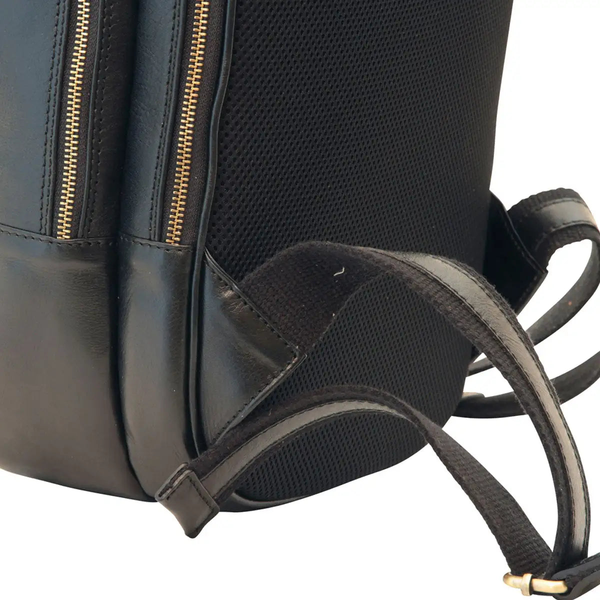 Leather Backpack with Exterior Zip Pockets | Travel & Work