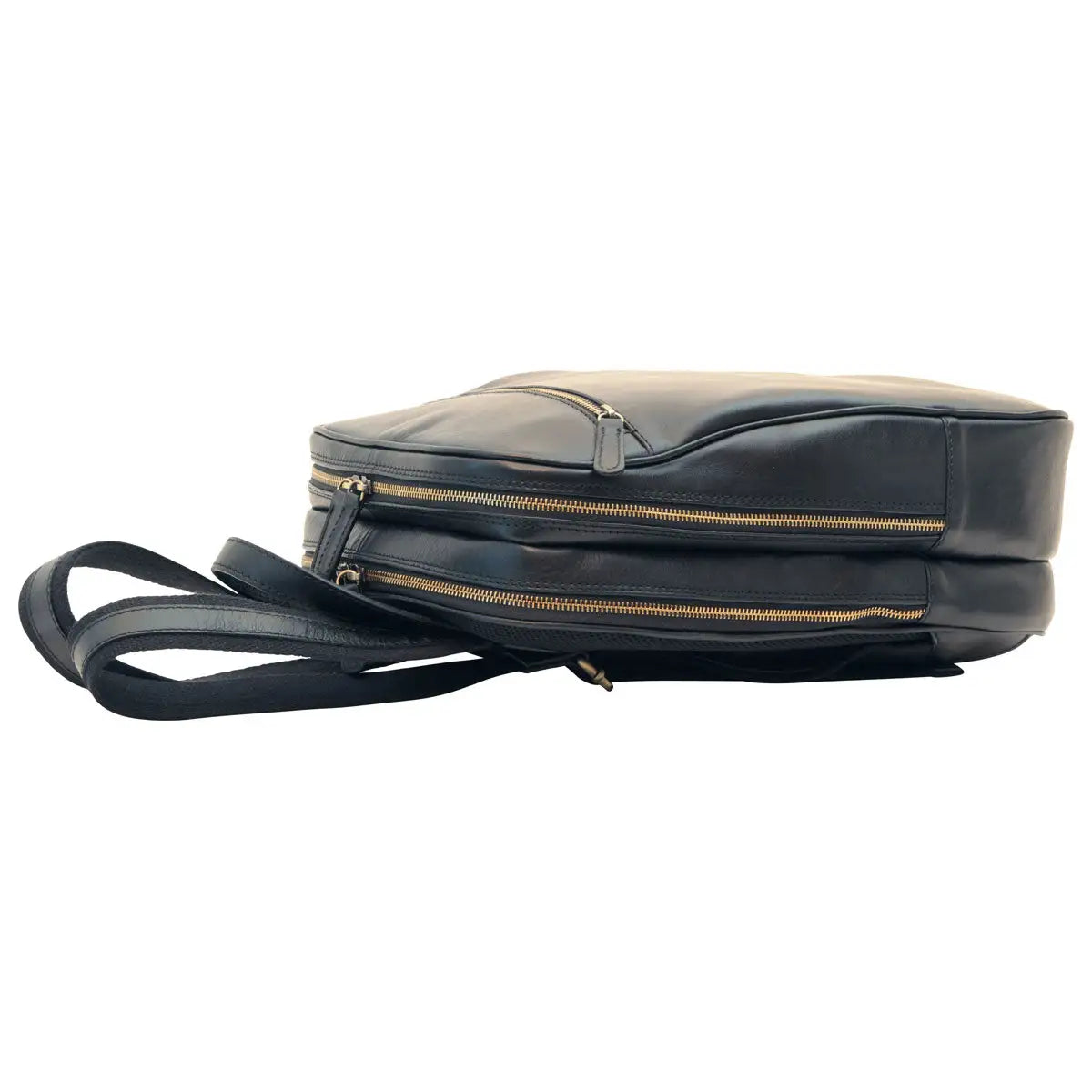 Leather Backpack with Exterior Zip Pockets | Travel & Work