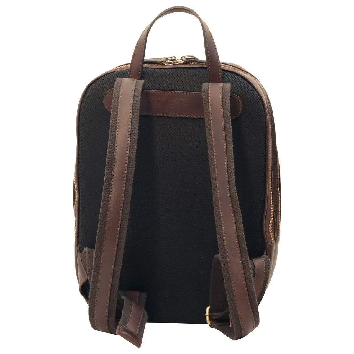 Leather Backpack with Exterior Zip Pockets | Travel & Work