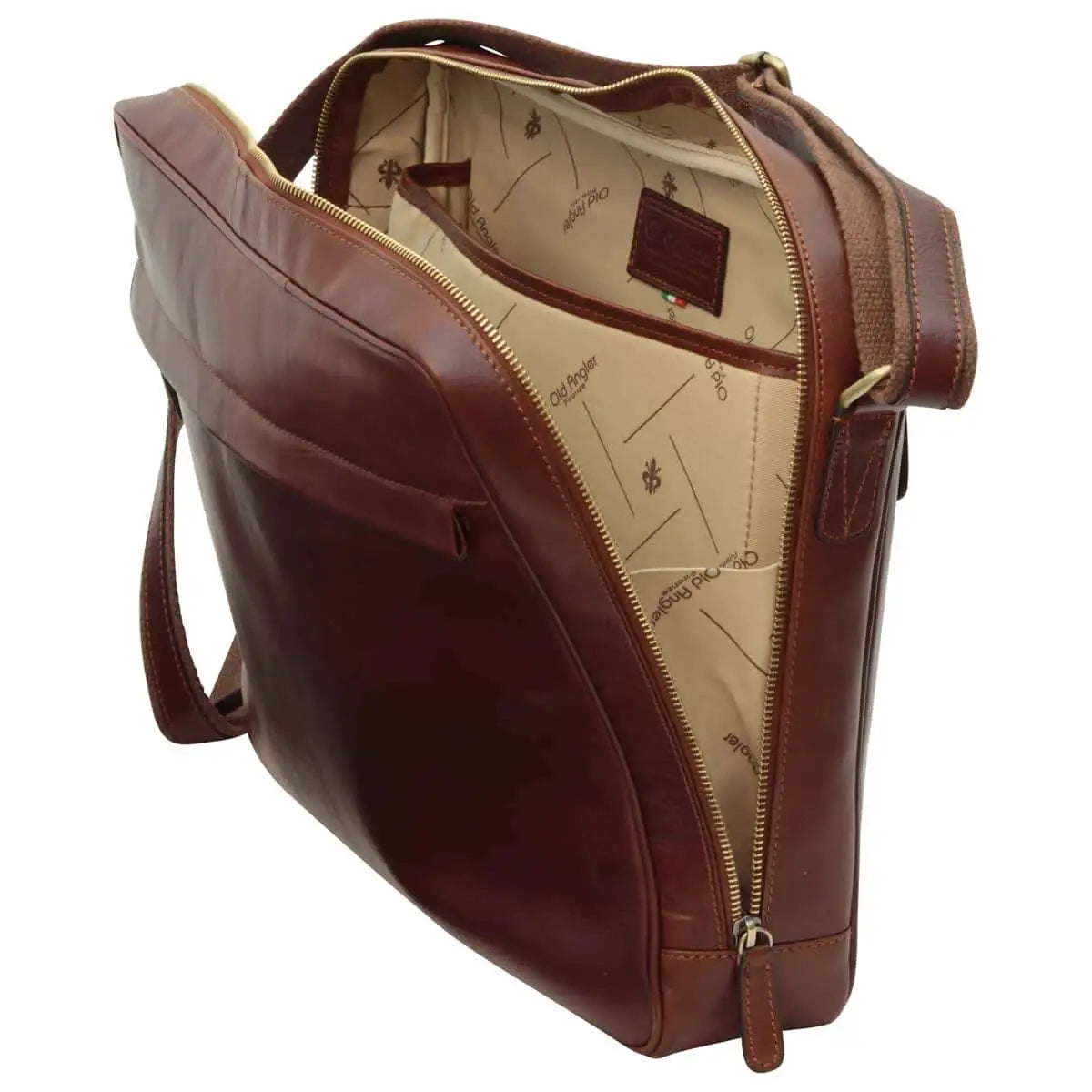 Vachetta Leather Messenger | Travel & Everyday Use