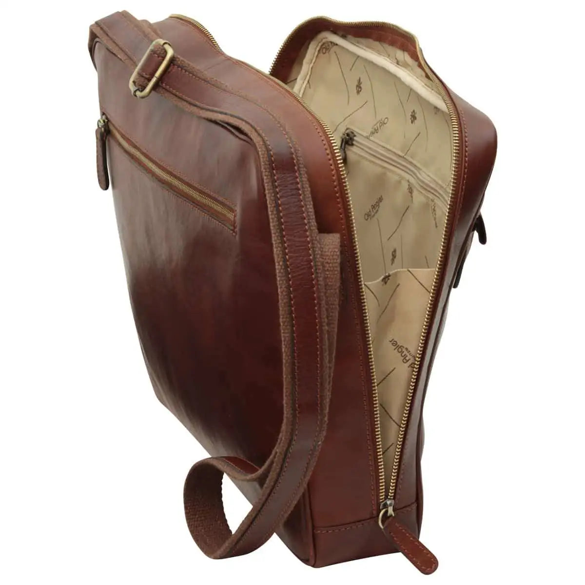 Vachetta Leather Messenger | Travel & Everyday Use