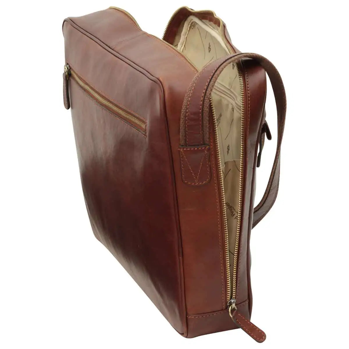 Vachetta Leather Messenger | Travel & Everyday Use