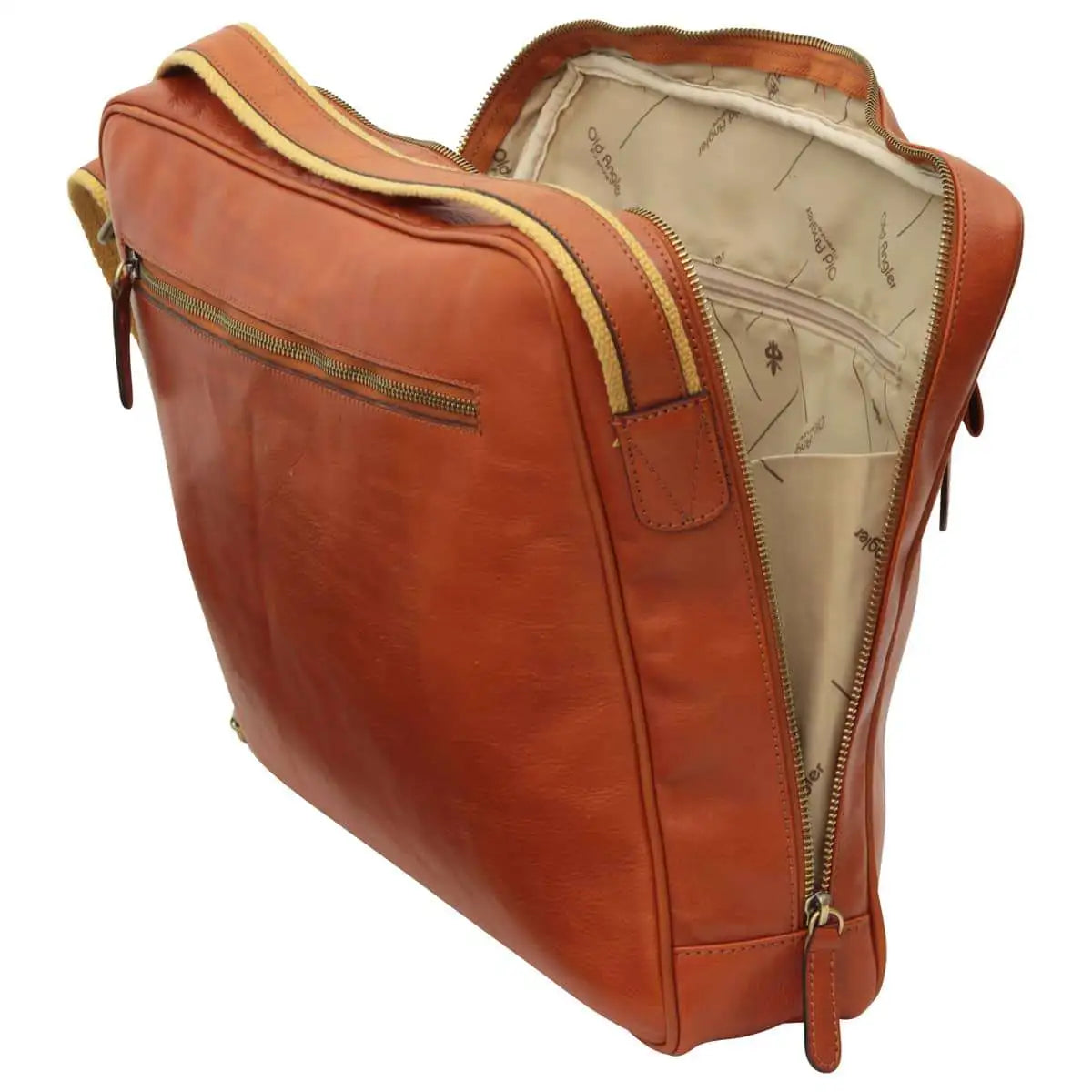 Vachetta Leather Messenger | Travel & Everyday Use