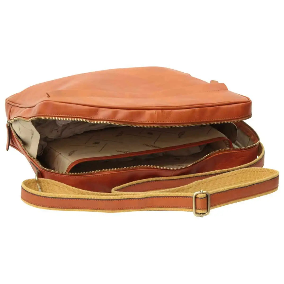 Vachetta Leather Messenger | Travel & Everyday Use