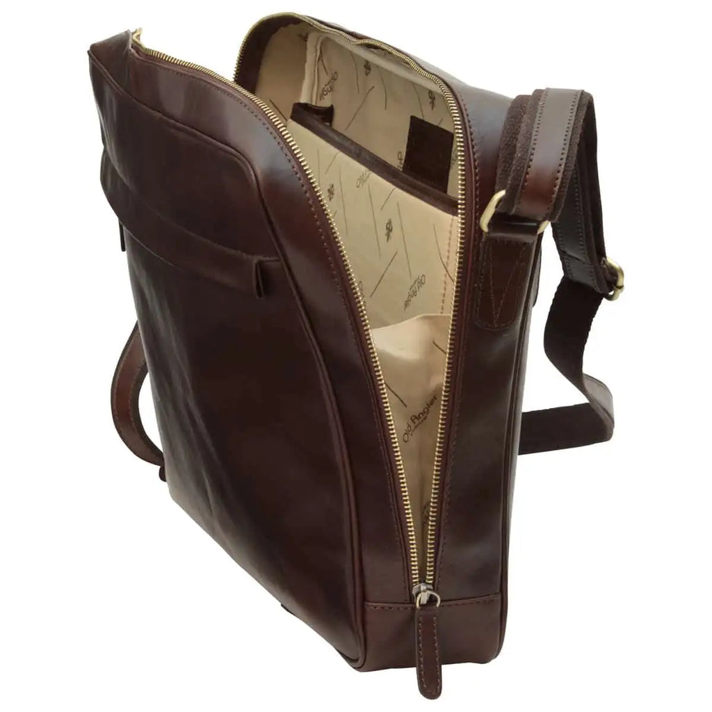 Vachetta Leather Messenger | Travel & Everyday Use