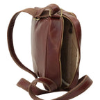 Small Leather Bag with Zip Closures | Travel & Everyday Use