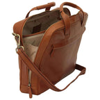 Leather Briefcase with Zip Closure | Office & Work