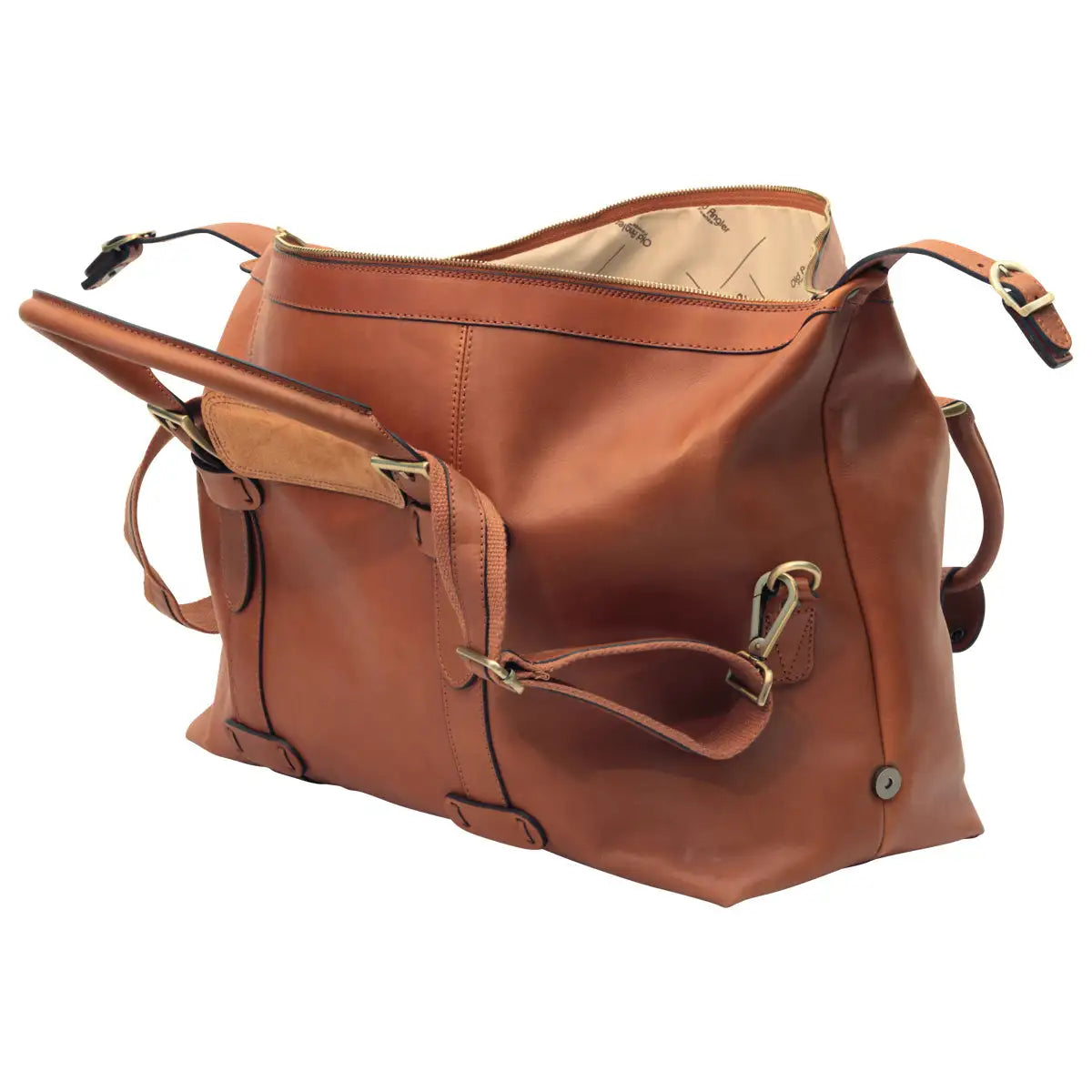Cowhide Leather Travel Bag | Weekend & Business Trips