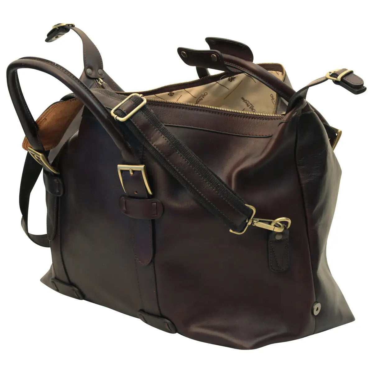 Cowhide Leather Travel Bag | Weekend & Business Trips