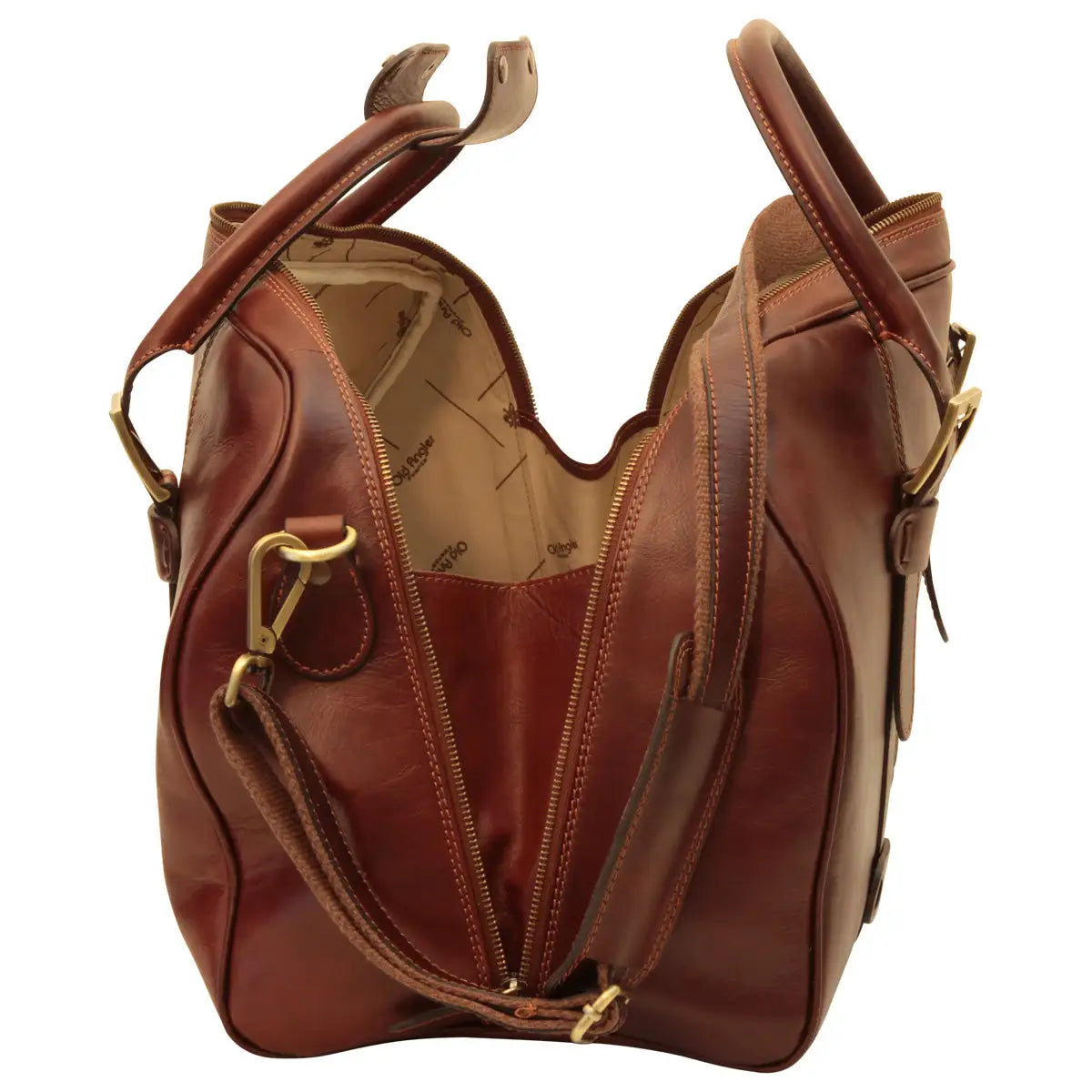 Cowhide Leather Duffel Bag | Travel & Business