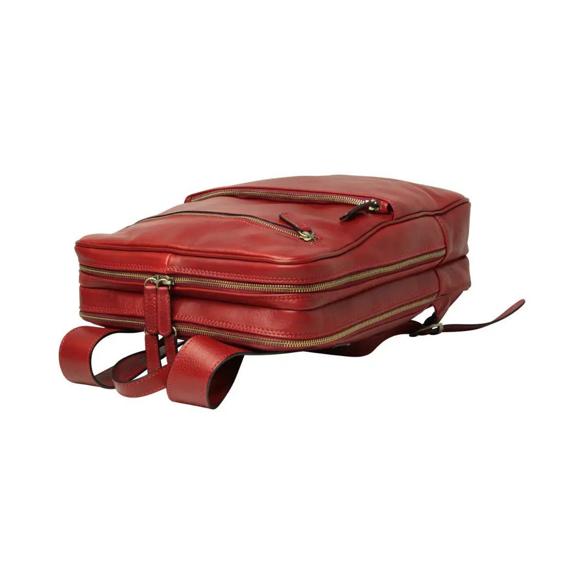 Leather Backpack with Backside Troller Strap | Travel & Work