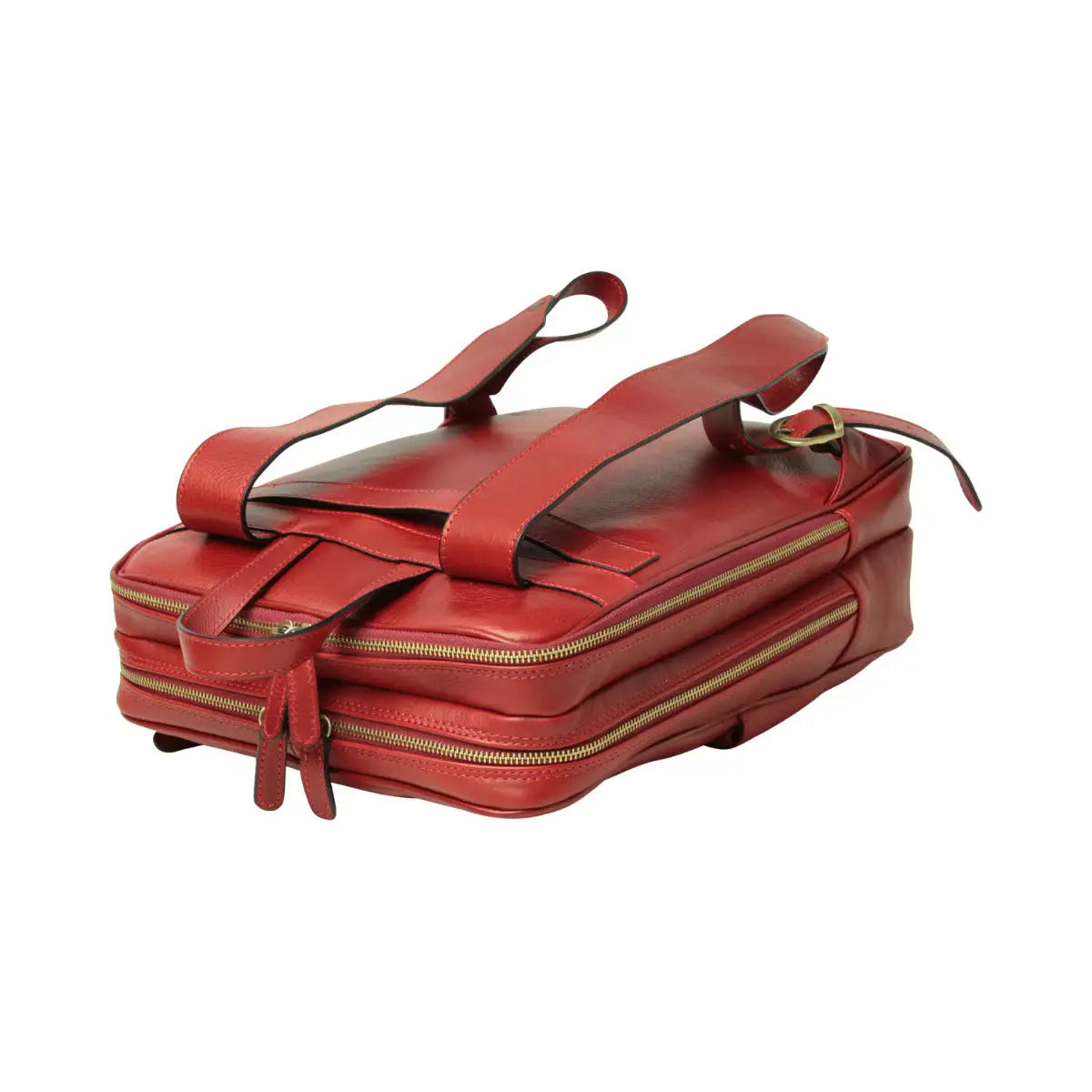 Leather Backpack with Backside Troller Strap | Travel & Work