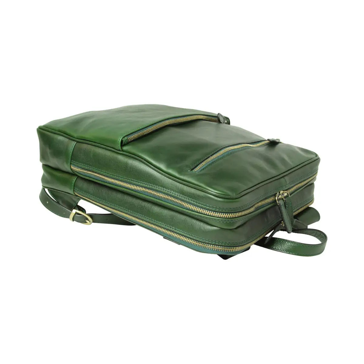Leather Backpack with Backside Troller Strap | Travel & Work