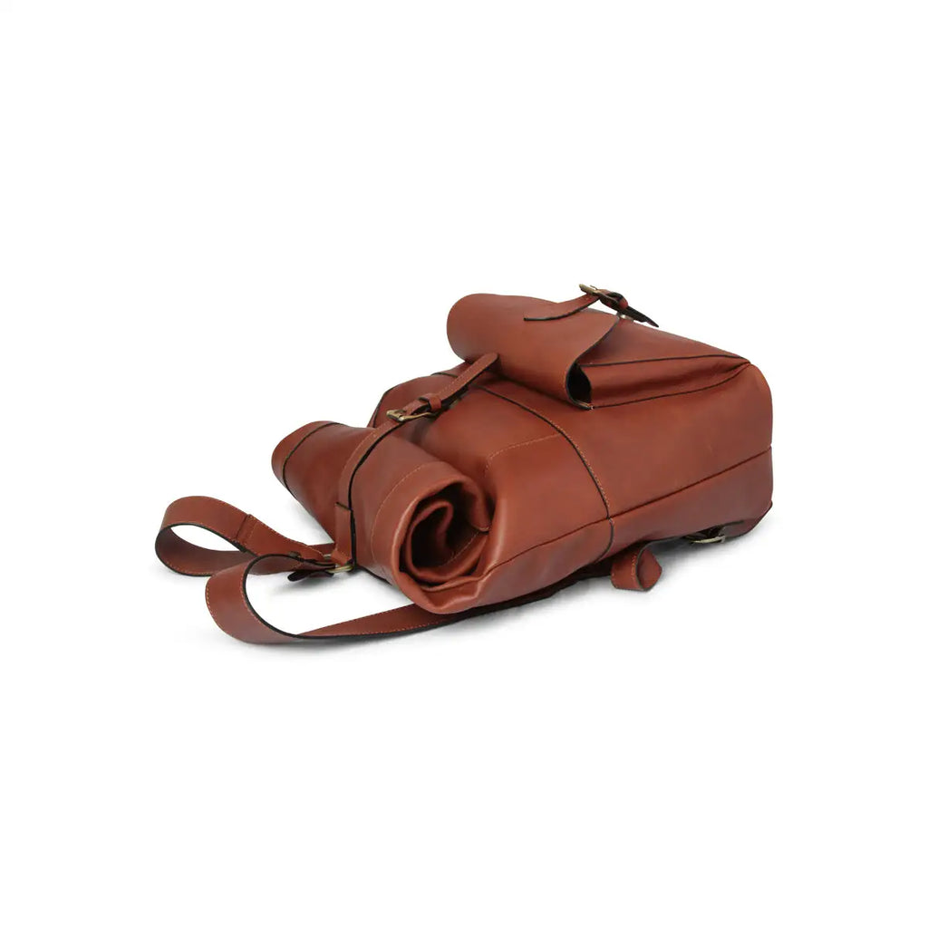 Full Grain Leather Backpack | Travel & Work