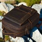Vintage Crazy Horse Leather Backpack | Laptop & Travel Bag