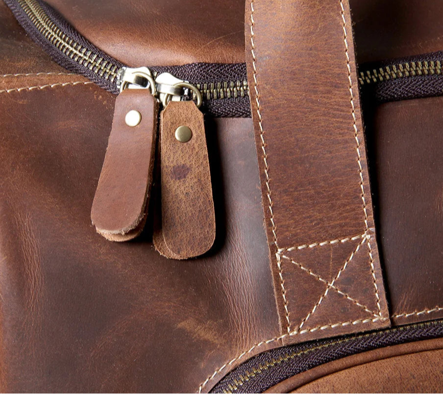 Full-Grain Leather Weekend Bag | Travel