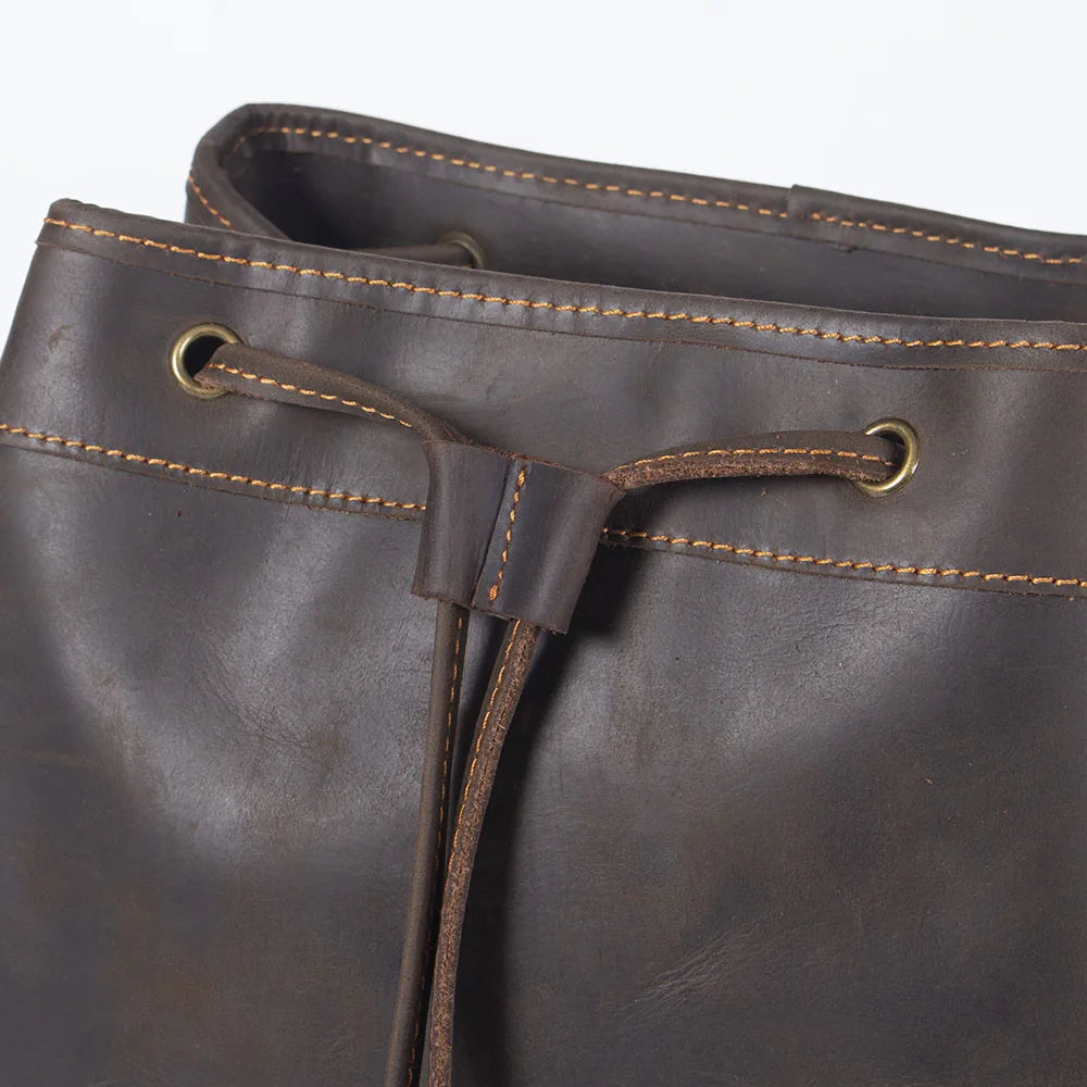 Vintage-Inspired Premium Cowhide Backpack | Work & Travel