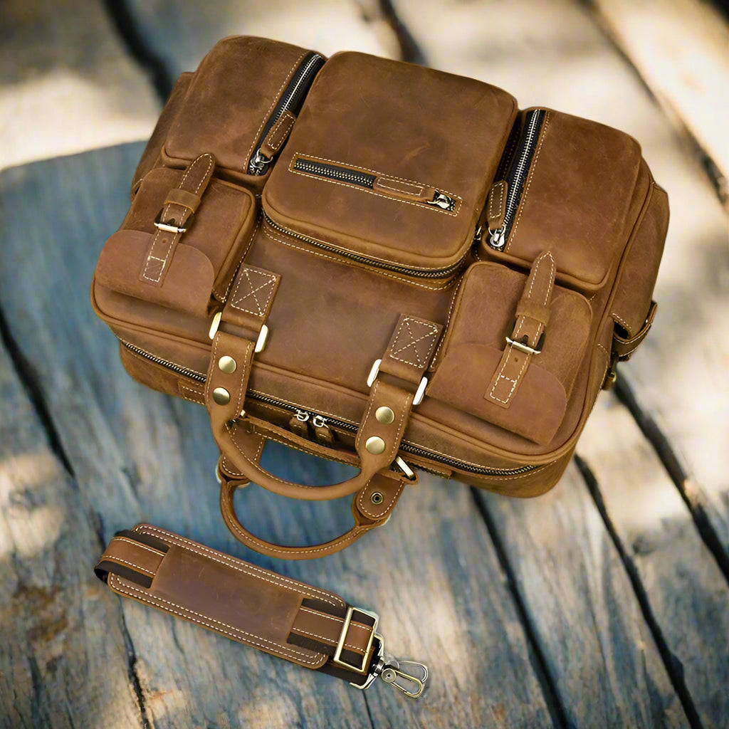 Premium Leather Briefcase for Men | Work & Office