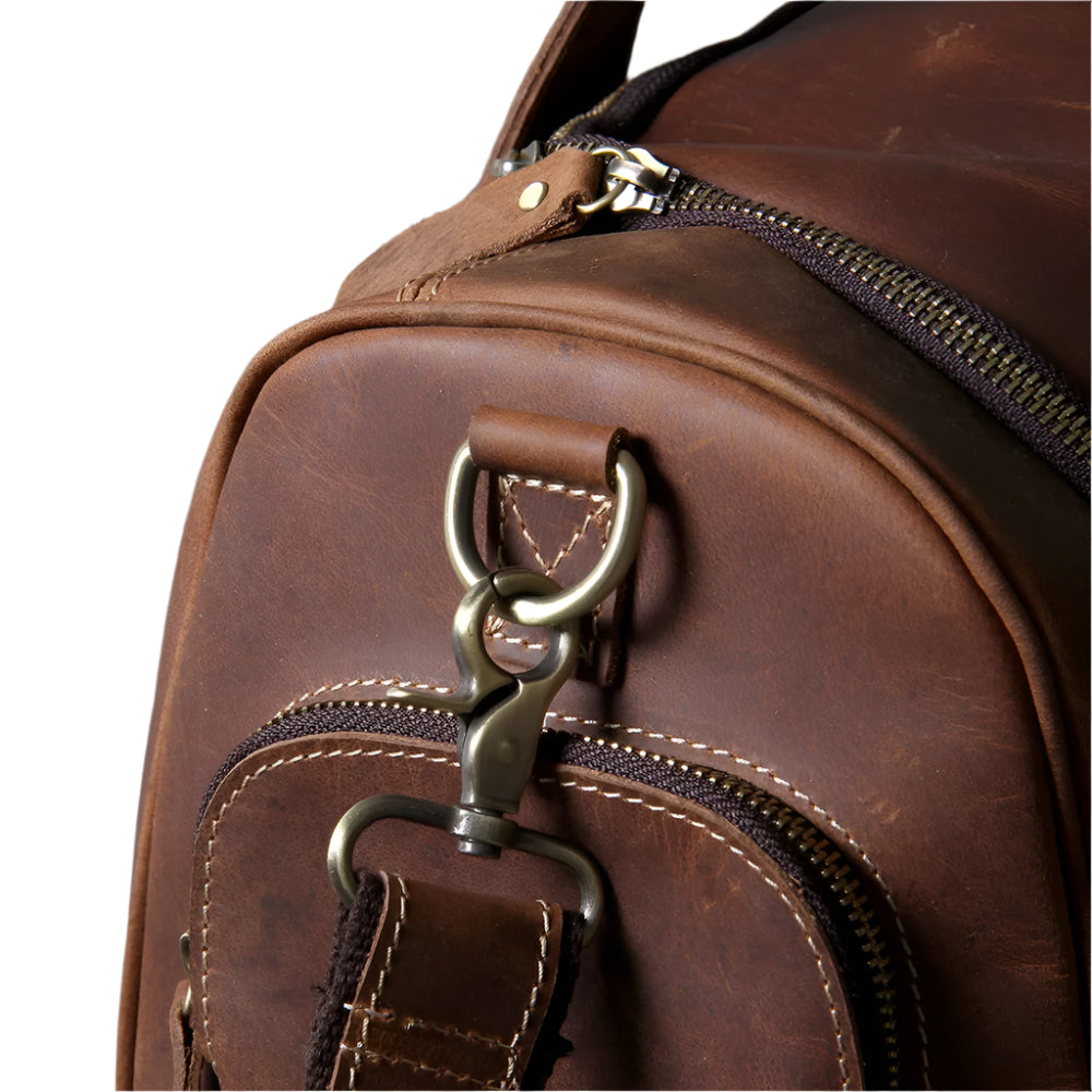 Full-Grain Leather Weekend Bag | Travel