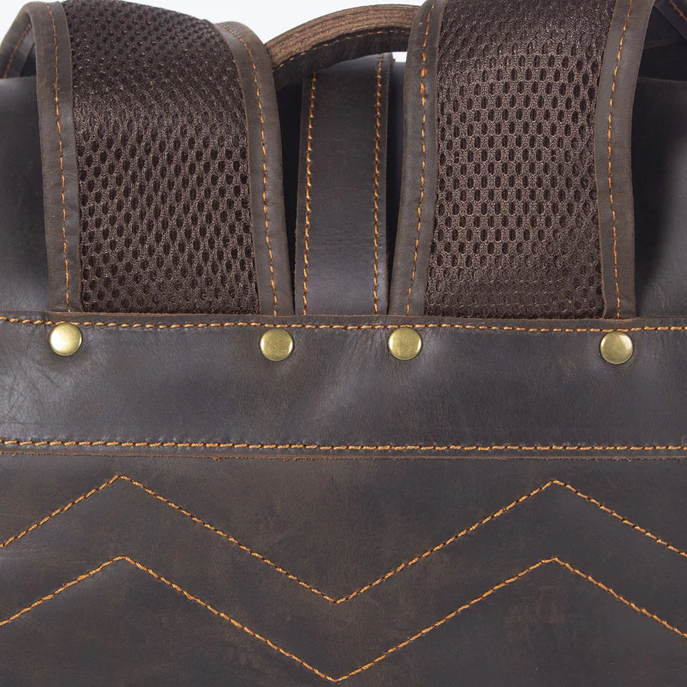 Vintage-Inspired Premium Cowhide Backpack | Work & Travel
