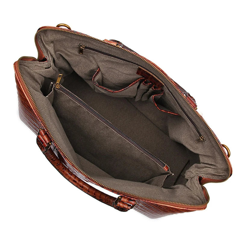 Genuine Leather Stylish Tote | Travel & Work