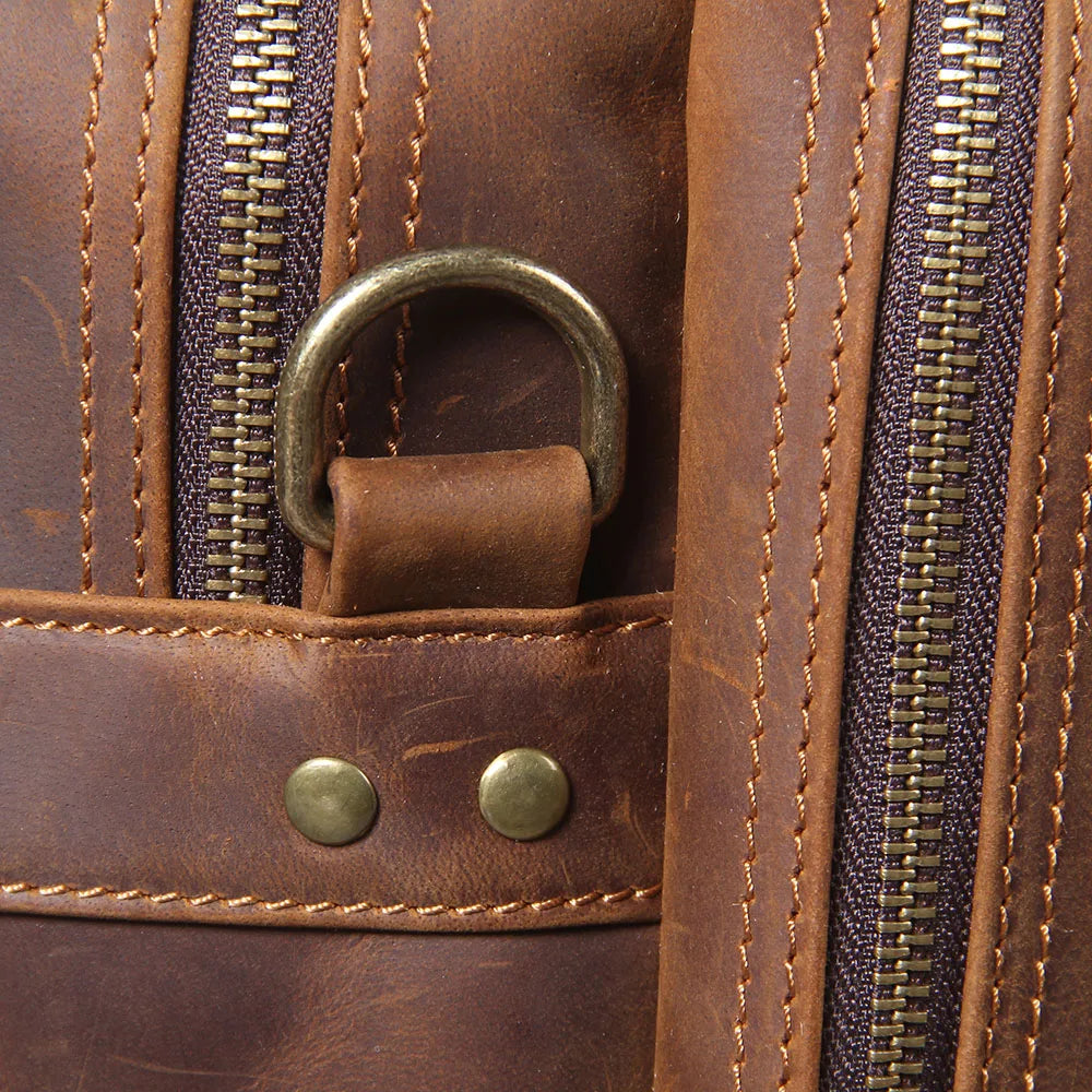 Full-Grain Leather Business Briefcase | Work & Travel