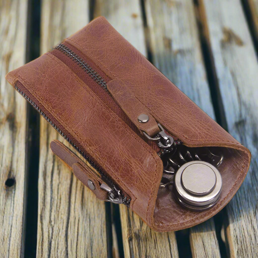 Minimalist Leather Key Wallet | Everyday Use