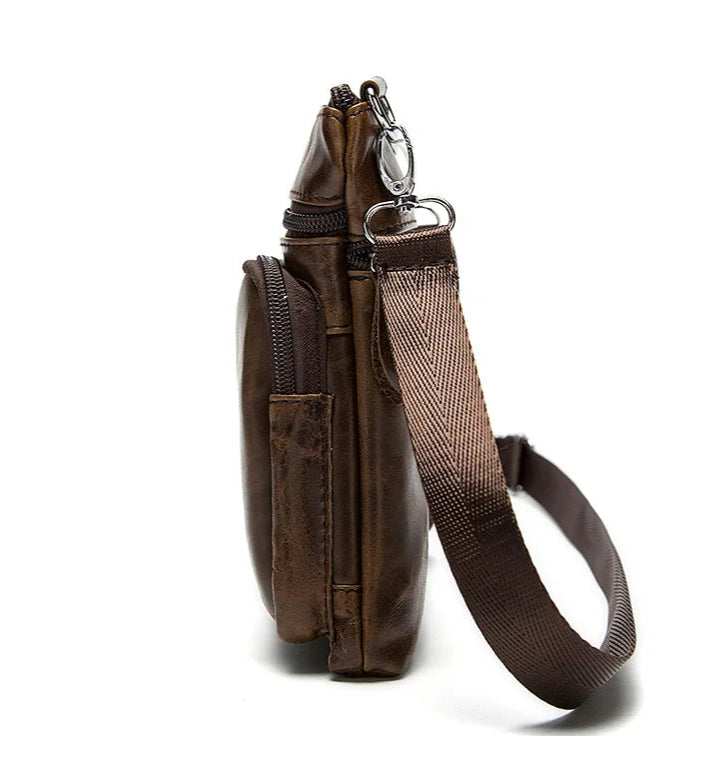 Genuine Leather Messenger | Shoulder Bag fits Tablet & Essentials