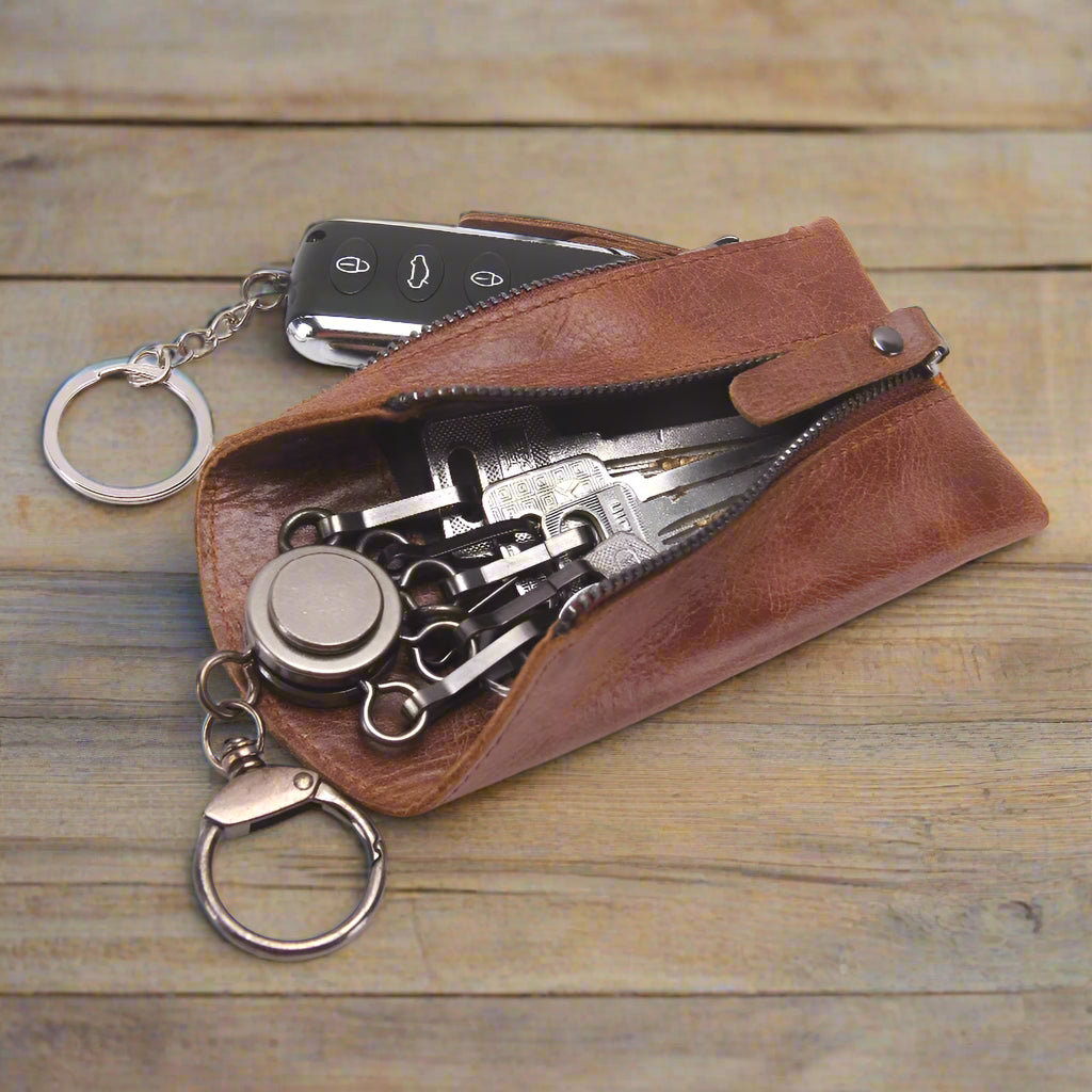 Minimalist Leather Key Wallet | Everyday Use