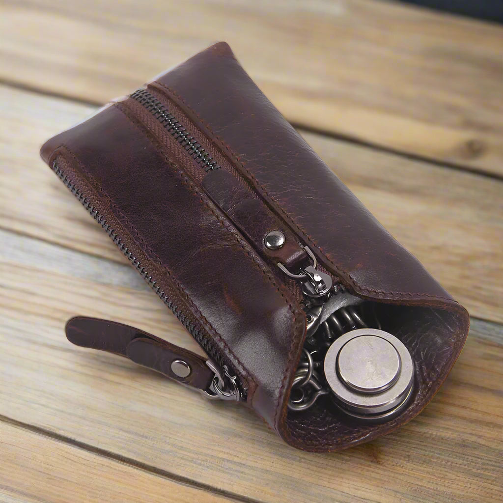 Minimalist Leather Key Wallet | Everyday Use
