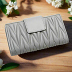 Women’s Wrinkled Leather Wallet | Travel & Everyday Use