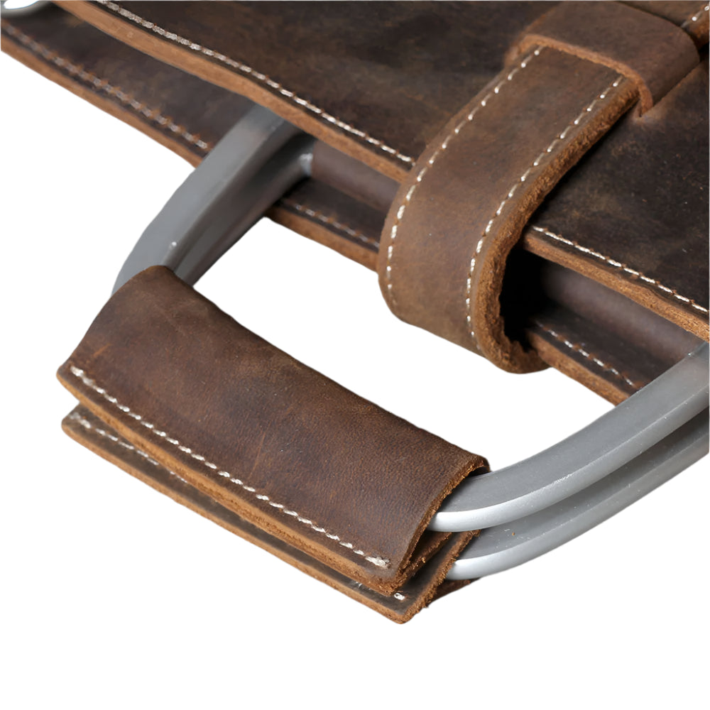 Lightweight Leather Box Bag | Casual & Work