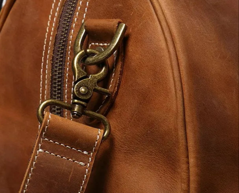 Classic Genuine Leather Duffle Bag | Travel & Getaways