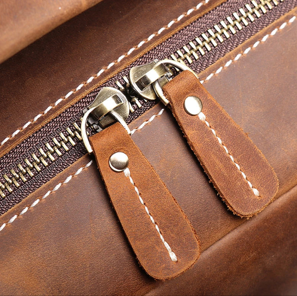 15 inch Laptop Leather Backpack | Office, Study, & Travel