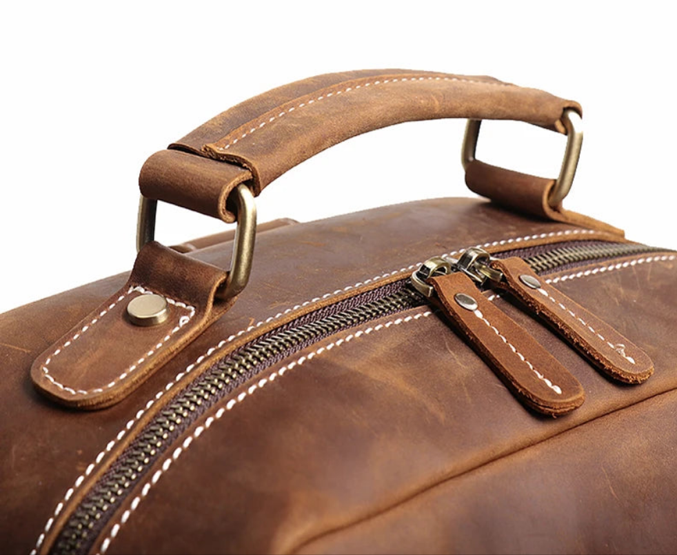 15 inch Laptop Leather Backpack | Office, Study, & Travel