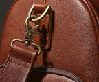 Full-Grain Genuine Leather Duffle Bag | Gym & Travel