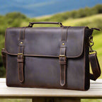 Executive Style Premium Leather Briefcase | Work & Office